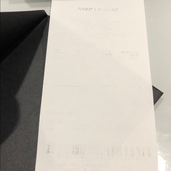 YSL Saint Laurent Monogram Logo Leather Wallet - Picture 8 of 8